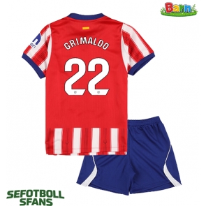 Atletico Madrid Alejandro Grimaldo #22 Hemmaställ Barn 2026-27 Kortärmad (+ Korta byxor)